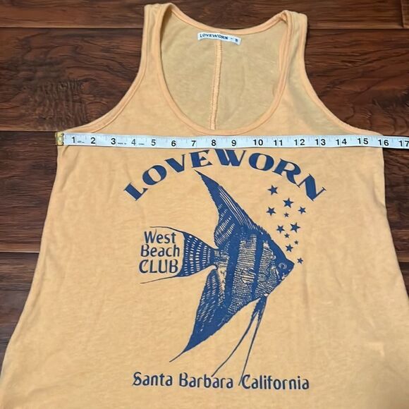 Loveworn Yellow Fish Santa Barbara California Tank Top - Picture 5 of 9